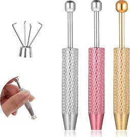 3 Stück Piercing Zange für Kugeln, Edelstahl