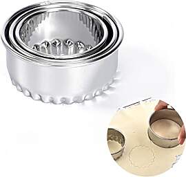 3 Stück Scone Cutter Runde Ausstechformen Scone