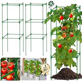 3 Stück Tomatenkäfige Quadratische Tomaten