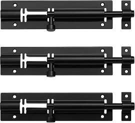 3 Stück Türriegel, Türriegel Schwarz,