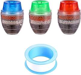 3 Stück Wasserhahn-Wasserfilter, 1 Rolle