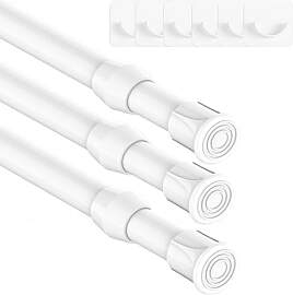 3 Stücke Klemmstange für Gardinen,