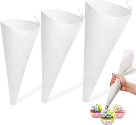 3 Stücke Profi Spritzbeutel, 30 cm/35 cm/40 cm