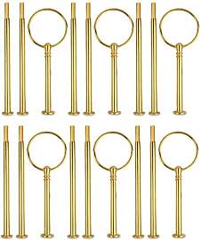 3 stufige Etageren Stangen Set, 6 Pack Etagere