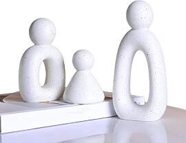 3-teilige abstrakte Familie von 3 Figuren,