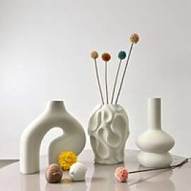3-teiliges Bohemian-Vasenset - Modernes Nordisches 