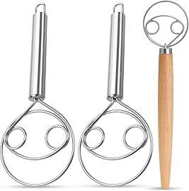 3-teiliges Set Dänischer Schneebesen,mit großem