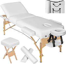3 Zonen Massageliege-Set mit 10cm Polsterung,