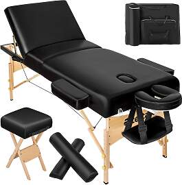 3 Zonen Massageliege-Set mit 10cm Polsterung,