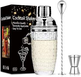 400 ml Glas-Cocktailshaker 3 Stück,