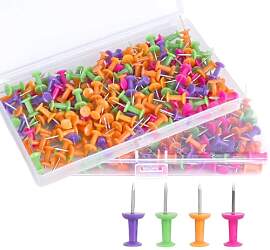 400 Stück Bunt Pinnadeln,Mehrfarbig