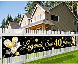 40. Geburtstag Banner, Legende Seit 40 Jahren