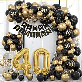 40 Geburtstag Deko, 40. Geburtstag Mann Frauen, 40 
