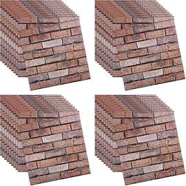 40 Stück 3D Wandpaneele Selbstklebend, 30 × 30