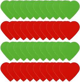 40 Stück Doppelseitig Rot-Grüne Magnete,