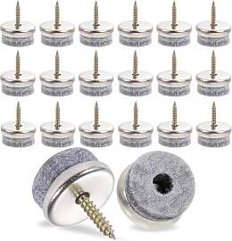 40 Stück Filzgleiter Schrauben, 22 mm