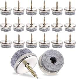 40 Stück Filzgleiter Schrauben, 24mm Gleiter für 