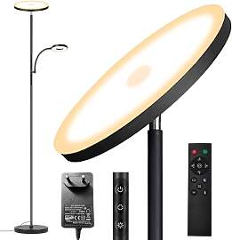 42W Stehlampe Wohnzimmer, 4200LM LED Deckenfluter