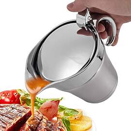 450 ML Edelstahl Thermo Sauciere: Sauciere