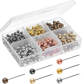 480 Stück Pinnwandnadeln Goldene Pinnadeln Karte