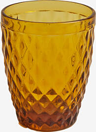 4er-pack 27 Cl Gläser Aus Koviran-glas Ockergelb