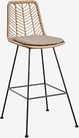 4er-pack Barhocker Aus Synthetischem Rattan Gouda