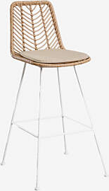 4er-pack Barhocker Aus Synthetischem Rattan Gouda