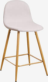 4er-pack Glamm-hocker Beige Creme & ↑65 Cm