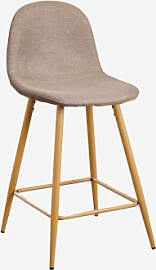 4er-pack Glamm-hocker Grau Taupe & ↑65 Cm