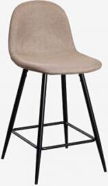 4er-pack Glamm-hocker Grau Taupe & ↑65 Cm