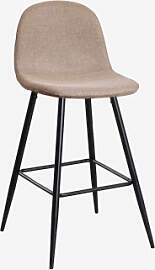 4er-pack Glamm-hocker Grau Taupe & ↑75 Cm