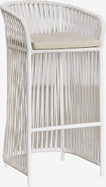 4er-pack Sophie Barhocker Gardenia Weiß &