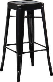 4er-pack Stapelbare Barhocker Aus Stahl Lix