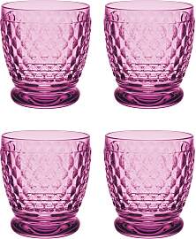 4er Set Boston Berry Becher lila 200ml H. 10cm