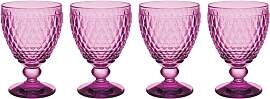 4er Set Boston Berry Rotweinglas lila  200ml H.