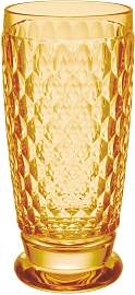 4er Set Boston Saffron Longdrinkglas gelb 300ml H. 