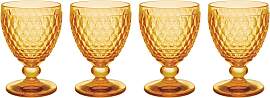 4er Set Boston Saffron Wasserglas gelb 250ml H.
