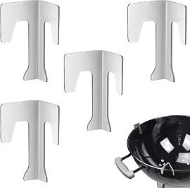 4er Set Feuerplatte Abstandshalter Set,Grillplatte 