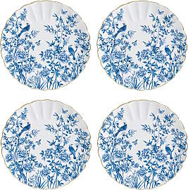 4er Set Kuchenteller PARADISE GARDEN D. 19cm weiß 