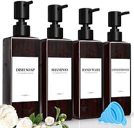 4er Set Shampoo Flaschen Zum BefüLlen Aus