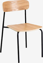 4er-set Stapelbare Esszimmerstühle Aus Eisen Und