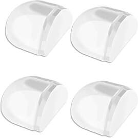 4er Set Türstopper Boden Transparent -