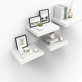 4er Set Wandbrett Wandregal Schwebend Regalboden