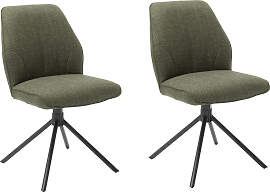 4-Fußstuhl MCA FURNITURE "Pemba", grün 