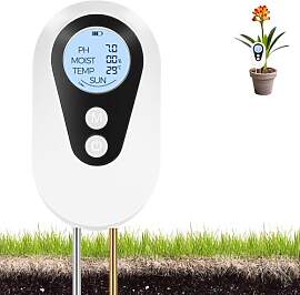 4-in-1 pH-Wert Messgerät Erde,
