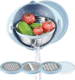 4 in 1 Sieb mit Rührschüssel Set mit