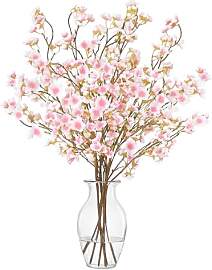 4 Künstliche Kirschblütenzweige 107cm