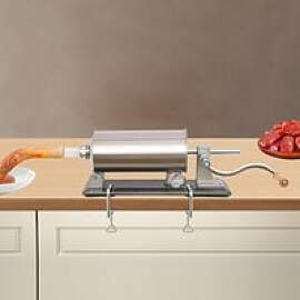 4L Wurstfüller aus Edelstahl, Manueller