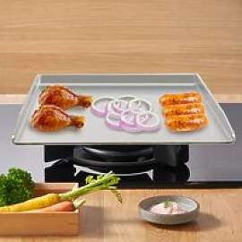 4mm Dicke Edelstahl Universal BBQ Grillplatte