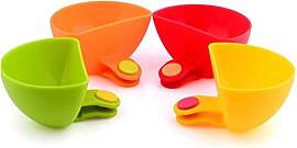 4 PCs Dip Clips Schüssel-Küche-Zubehör Kleine